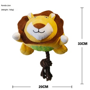 Jouet pour chien en peluche couineur, animaux couchés (Lion, Éléphant, Ours et <span class=keywords><strong>Cochon</strong></span>) avec bruit froissé, vente en gros - Product Image 6