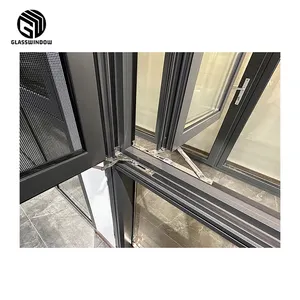 Cina produttore profili per finestre in alluminio di migliore qualità buone parti di finestre finestra a battente