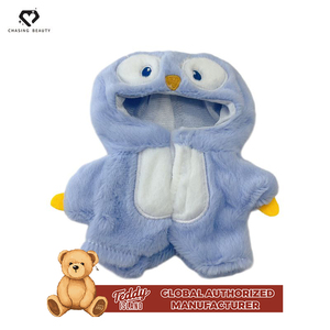 Teddy <span class=keywords><strong>ISLAND</strong></span>, autorisation mondiale, costume de pingouin bleu clair, ours en peluche personnalisé, jouet en peluche doux - Product Image 2