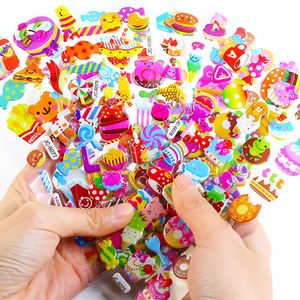 <b>Scrapbooking</b> Bullet Journal Toy Candy Donuts Food Hamburger Puffy Variety Pack Dinosaurs 3D Stickers for Kids - Product Image 1
