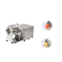 Frieten Aardappel Snijden Cutter Machine/Automatische Rvs Chips Snijder Voor Verkoop