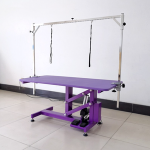 USMILEPET - Accesorios <span class=keywords><strong>de</strong></span> <span class=keywords><strong>Peluquería</strong></span> para <span class=keywords><strong>Mascotas</strong></span> con Elevación Eléctrica, Precio al por Mayor, Ecológicos, <span class=keywords><strong>de</strong></span> Metal, para Salón <span class=keywords><strong>de</strong></span> <span class=keywords><strong>Mascotas</strong></span>, Color Negro/Morado - Product Image 3