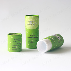 Customized Size 50ml Degradable Deodorant Containers Cardboard Tubes Twist up <b>Paper</b> Cylinder Tubes - Product Image 6