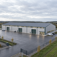 Panneau en laine minérale EN S355 pour grandes ateliers, usines, entrepôts, bureaux, bâtiments en acier résistant à la corrosion