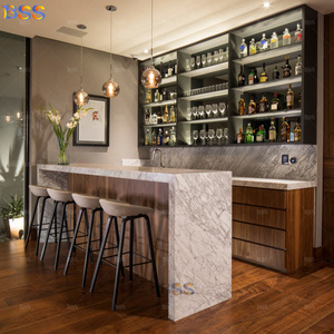 เคาน์เตอร์แคชเชียร์ร้านอาหารสมัยใหม่ <span class=keywords><strong>ราคา</strong></span>โรงงาน <span class=keywords><strong>บาร์</strong></span>หินอ่อนเทียมสำหรับร้านอาหาร ร้านกาแฟ เคาน์เตอร์<span class=keywords><strong>บาร์</strong></span>หินควอตซ์สั่งทำ - Product Image 5