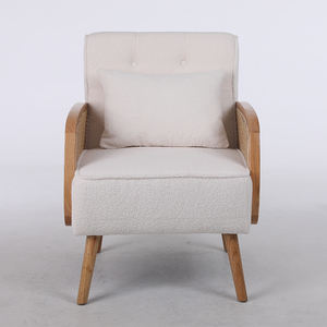 Reposabrazos de ratán minimalista de moda <span class=keywords><strong>Anji</strong></span>, silla de brazo decorativa, sillas de madera de lujo para eventos para Hotel para dormitorio, apartamento, comedor - Product Image 2