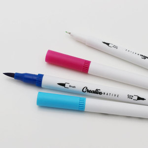 Set di Pennarelli Colorati Fineliner, Penna per Disegno a <span class=keywords><strong>Punta</strong></span> Fine 0,4mm, Marcatori a <span class=keywords><strong>Doppia</strong></span> <span class=keywords><strong>Punta</strong></span> Perfetti per Scrivere e Prendere Appunti - Product Image 5