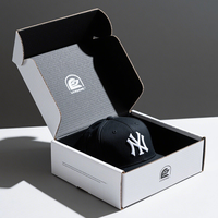 Boîte d'expédition d'emballage durable imprimée de logo personnalisé Boîte postale cadeau pour casquette de baseball