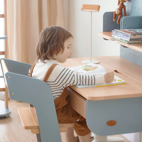 2025 nouveau Desgin bureau à domicile écriture utiliser ordinateur étudiant ordinateur portable Table d'étude bureau et chaise ensemble avec étagère de rangement