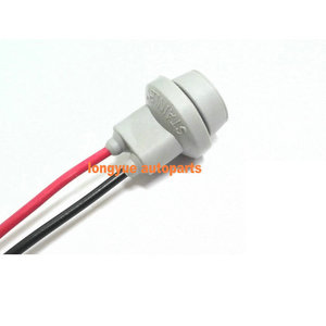 Support de lampe en caoutchouc T10, ouverture de 25 mm pour éclairage automobile avec fil de connexion, base d'ampoule, design pratique - Product Image 2