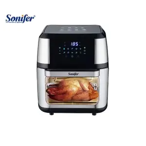 Sonifer SF-1016 جديد 2022 المطبخ 1800W قدرة كبيرة متعددة الوظائف التلقائي الكهربائية الرقمية اللمس شاشة 12l الهواء المقلاة