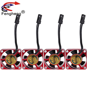 Tốc Độ Cao RC Fan 30Mm 5V ~ 8.4V 2 ~ 3.36W DC Động Cơ Không Chổi Than Đỏ-Đen Nhôm Fan 30x30x10Mm - Product Image 4
