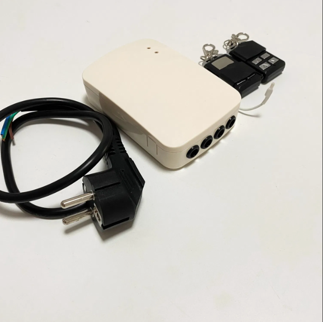 Tubular Motor Controller Kit with 2 Remote Controls 220V for Garage Door Roller Shutt