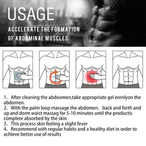 Crème amincissante pour hommes et femmes, Pack de huit, brûle les graisses, Muscles abdominaux, <span class=keywords><strong>ventre</strong></span>, corps, <span class=keywords><strong>ventre</strong></span>, crème pour hommes et femmes - Product Image 6