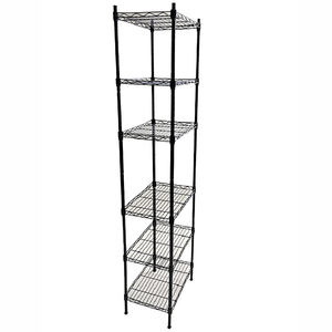 מדף חוט מתכת מצופה כרום מתכת מדף 5 שכבה מוסך מטבח מחסן מדפים - Product Image 3