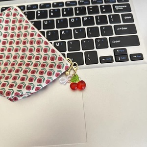 CHENXI Porte-clés en acrylique cerise pour sacs à dos femme, décorations en résine tendance, breloques de sac, pendentifs fruits - Product Image 4