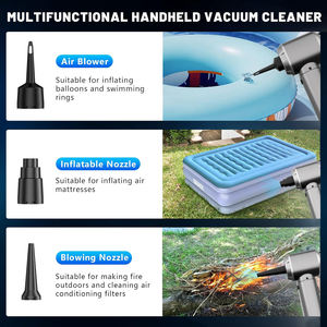 مكنسة كهربائية لاسلكية للسيارة بقوة شفط 18000 باسكال، تعمل بالبطارية، محمولة باليد - Product Image 4