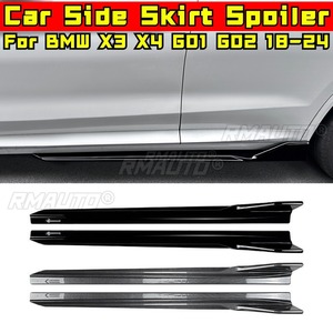 For BMW X3 X4 G01 G02 M Sport 2018-2024 <b>Car</b> Side Skirt Lip Spoiler Splitter <b>Diffuser</b> Tunning Part <b>Car</b> Side Skirt Splitter Apron - Product Image 1