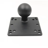 Kit d'adaptateur de support universel VESA pour moniteur PC, compatible avec plaque de moniteur VESA 75x100 avec boule de taille D de 2,25 pouces