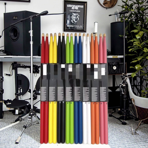 Bacchette per Batteria Professionali in Hickory e Mazzuole in <span class=keywords><strong>Noce</strong></span> Modello C-04 per Pratica <span class=keywords><strong>di</strong></span> Batteria e Strumenti a Percussione - Product Image 4