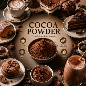 Muestra Gratuita de <span class=keywords><strong>Cacao</strong></span> en Polvo Puro y Natural, 10-12% de Grasa, <span class=keywords><strong>Sin</strong></span> Azúcar, <span class=keywords><strong>Cacao</strong></span> Crudo para Chocolate Caliente, Smoothies, Repostería y Alimentos Saludables - Product Image 5
