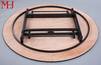 Tables de banquet et tables rondes pliantes en bois au design moderne pour la vente en gros de restaurants et d'hôtels renforcés