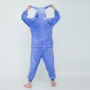 Pijama de Forro Polar con Capucha de Animal para Adultos, Kigurumi de Invierno, Ropa de Dormir de Forro Polar, Conjunto Familiar a Juego, Regalo de Navidad - Product Image 1