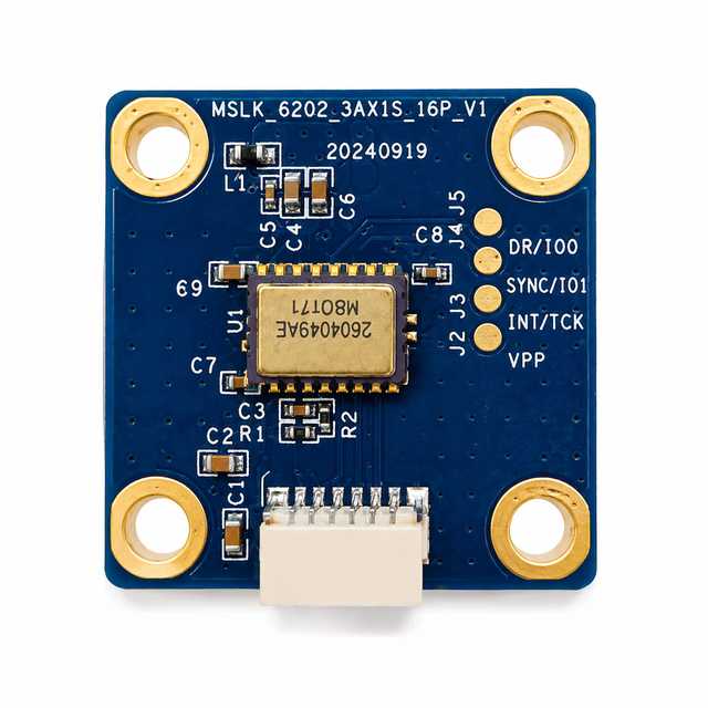 High Temperature MEMS Gyroscope Sensor Z Axis Angular Rate Sensor SPI Digital Output Small Size Inertial Sensor