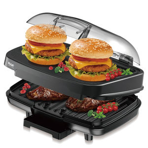 <span class=keywords><strong>Parrilla</strong></span> Eléctrica para <span class=keywords><strong>Hamburguesas</strong></span> RAF, para <span class=keywords><strong>Hamburguesas</strong></span>, Sándwiches y Carne Caseros, con Diseño de Doble Placa Calefactora - Product Image 3