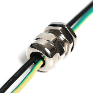 Prensaestopas JAR IP68 Impermeable, Entrada de Cable Eléctrica de 3 Orificios, Latón Niquelado, Métrico, Multi-orificio, M36 M36x15 - Product Image 6