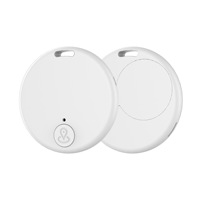 Traceur intelligent double système X5, localisateur anti-perte, design rond à vis, localisation à distance pour bagages, sacs, clés, portefeuilles