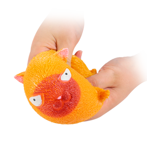 Los Mejores Regalos Cute Cat Squeeze Ball Angry Cat PVA lleno Stress Relief Animal <span class=keywords><strong>Toy</strong></span> - Product Image 6