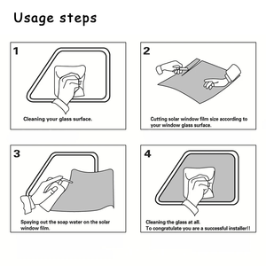 Película de Vinilo para Ventanas de Automóvil, Color Negro, 3M x 50CM, Película Protectora <span class=keywords><strong>Solar</strong></span> UV para Vidrios de Hogar, Adhesivo de Algodón Perlado en Caja - Product Image 6