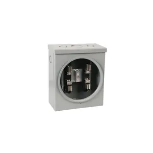 Best Quality 100/125A Square Single Phase Electrical Energy Meter Socket Base Waterproof Switch Distribution Box