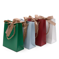 Groothandel Valentijnsdag Cadeautas Brede Band Waterdichte Glans Marmer Zilverfolie Patroon Cadeautas