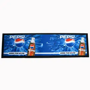 Rubber Bar Service Mat Prevents Excess Spillage And Damage To Glasses Custom Runner Glass Drip Tray Beer Drink Rail Bar Mat