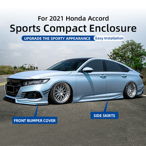 Nuovo Kit Carrozzeria Axinda per <span class=keywords><strong>Accord</strong></span> 2021 2022+ 10.5a Generazione, Labbro Paraurti Anteriore in Materiale PP con Nastro 3M, Accessori di Aggiornamento Lucidati - Product Image 3