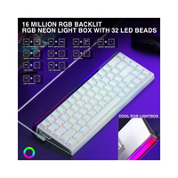 Aula Hero68 HE Magnetic Switch Keyboard Rapid Trigger 8K Wired RGB Backlit Side Printed PBT Keycaps For FPS Gaming
