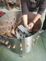 Nouveau Type Machine à éplucher les pieds de poulet verticale automatique Ligne de traitement d'abattage de volaille avec composants de base Roulement et pompe