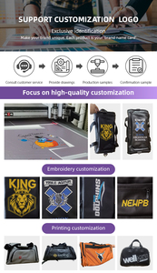 Bolsa Deportiva Casual Unisex con Logotipo Personalizado, Compartimento para Zapatos, para Bádminton y Tenis, Bolsa de Viaje de Gran Capacidad, Bolsa de Gimnasio de Alta Calidad - Product Image 6