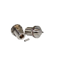 Connecteur femelle N de qualité supérieure 50 ohms à double aiguille N-C-KY1.5 23 dents, connecteur N à sertir pour câbles de communication RG174 RG316
