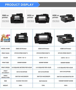 เครื่องพิมพ์อิงค์เจ็ทแบบแท่นราบ MT COLOR 4050 A3 UV รุ่น XP600 CMYK+W+<span class=keywords><strong>V</strong></span> สำหรับงานอุตสาหกรรม พิมพ์บนอะคริลิก โลหะ แก้ว ปรับความสูงอัตโนมัติ - Product Image 6