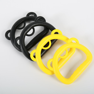 Anneaux de fitness Lewin 15x10,5 cm en ABS, équipement d'entraînement de gymnastique d'intérieur pour enfants, aide aux exercices de traction - Product Image 2