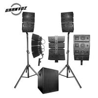 Sistema de Sonido de Madera Line Array Altavoces PA Sistema de Sonido Profesional Line Array Activo de 15 Pulgadas CA