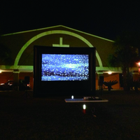 Projecteur de cinéma extérieur gonflable