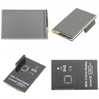 Écran tactile Raspberry Pi 3,5 pouces, 480*320 pixels 280cd/ ㎡   Module d'écran tactile résistif SPI TFT LCD