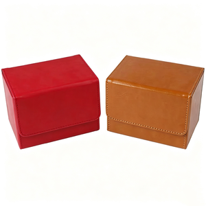 Boîte de rangement pour cartes résistante à l'eau, élégante et compacte, protège jusqu'à 100+ cartes de taille standard pour les passionnés de cartes - Product Image 2