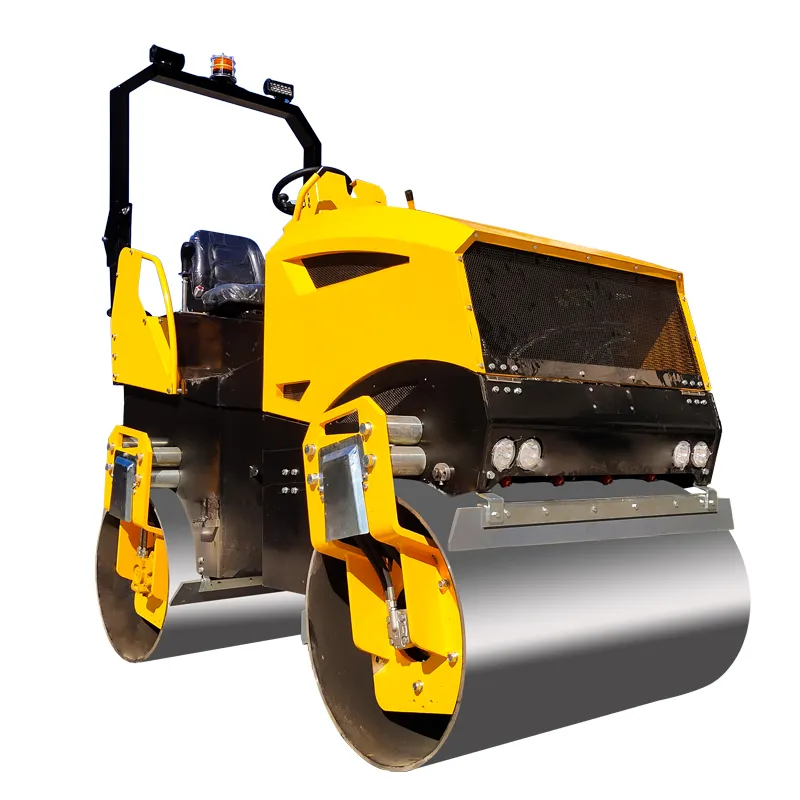 Hydraulic diesel Kubota Road Roller Ce Certificated 3 Ton top Compact Vibratory Road Roller Machine