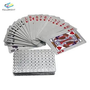 Goud Zilver Plastic Waterdichte Originele Poker Speelkaarten