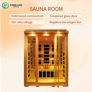 Sauna Infrarroja para Exteriores con Vestuario, para 1-3 Personas - Product Image 2